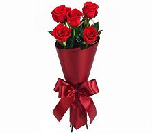 Букет 5 Красных роз Эдлесс Лав в Немчиново