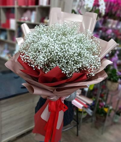 Букет цветов из: Гипсофила в Немчиново