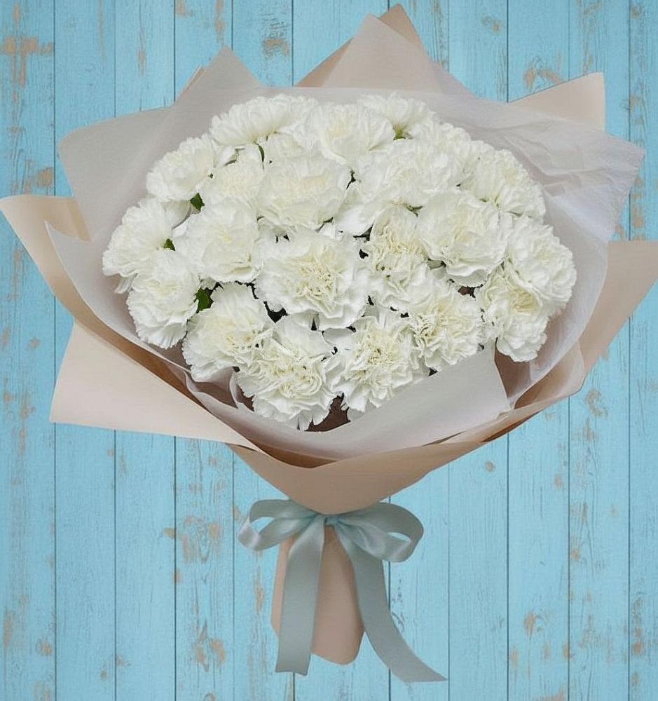 Букет цветов из: Гвоздики в Немчиново