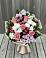 Букет цветов из: Альстромерии, Гвоздики, Розы и Хризантемы в Немчиново