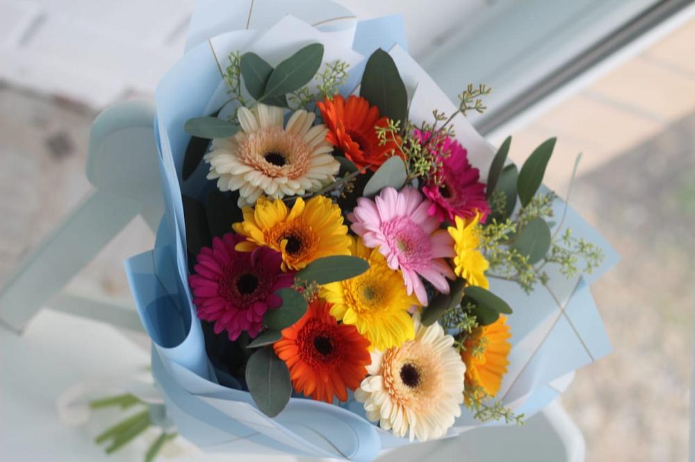 Букет цветов из: Герберы в Немчиново