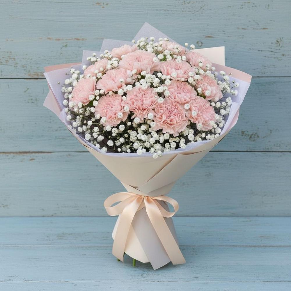 Букет цветов из: Гвоздики в Немчиново