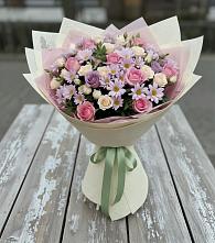 Букет цветов из:  Розы и Хризантемы #REPLACE_PRED# Немчиново