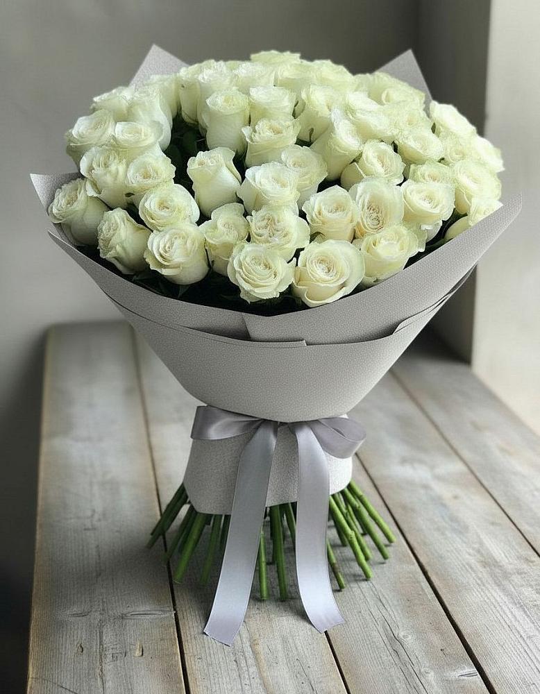 Букет 35 Белых роз в Немчиново