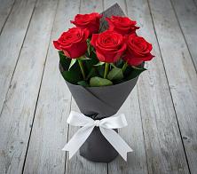 Букет 5 Красных роз Эдлесс Лав #REPLACE_PRED# Немчиново