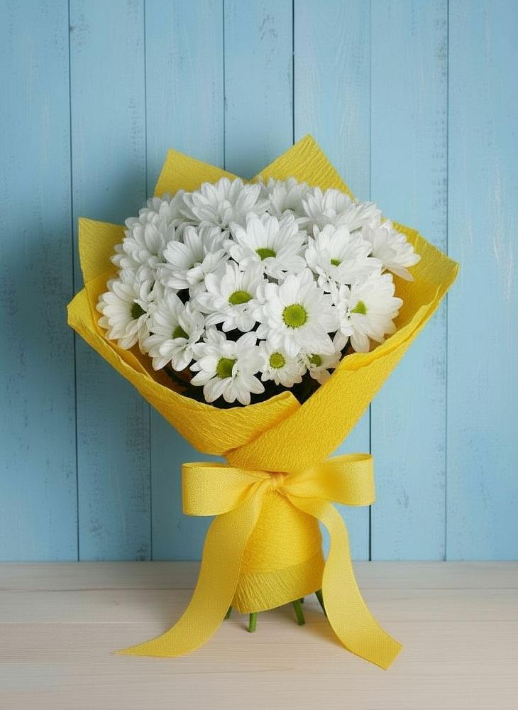 Букет цветов из: Хризантемы в Немчиново