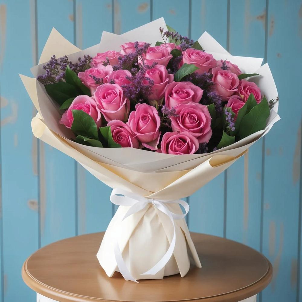 Букет цветов из: Розы в Немчиново