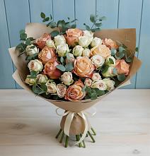 Букет цветов из:  Альстромерии и Розы #REPLACE_PRED# Немчиново
