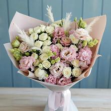 Букет цветов из:  Альстромерии и Розы в Немчиново